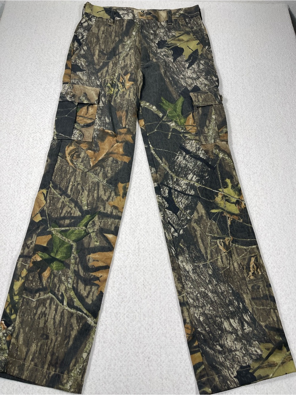 Mossy Oak Junior Camouflage Cargo Pants - Olive/Brown XL, SKU#0407